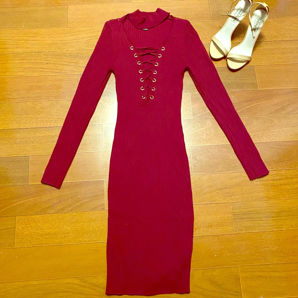 Red dress